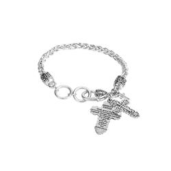 Picture of Dicksons 30-4941T Bracelet Serenity Prayer Cross Toggle