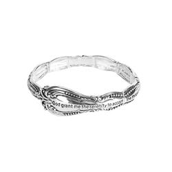 Picture of Dicksons 30-4937T Bracelet Serenity Prayer Spoon Silver