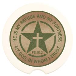 CC-3 Car Coasters My Refuge Ps 91:2 2Pack