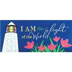 DMI-2110 Doormat Insert Lighthouse John 8:12
