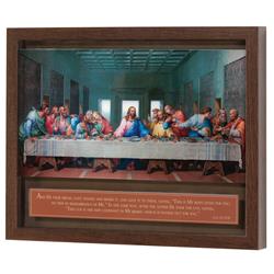 FRMWDWAL-1411-15 Framed Art Last Supper Luke 22:19-20
