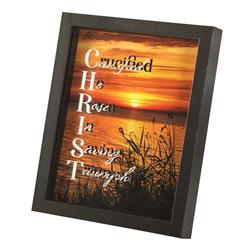 FRMWDBL-810-90 Framed Wall Art Christ 8x10