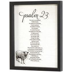 FRMWDBL-1114-59 Framed Art Lord Is Shepherd Ps 23 11x14