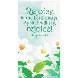 MAG-1009 Magnet Rejoice In The Lord 5x2.75
