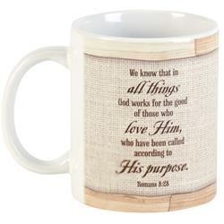 Picture of Dicksons MUG-1168 Mug All Things Rom.8:28 Ceramic 11oz