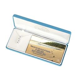 73-8057P Necklace Footprints 18in Silver Chain
