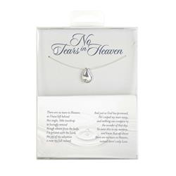 35-8051 Necklace No Tears Heaven Silver 18in