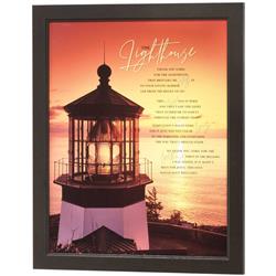 Picture of Dicksons 62CB-2025-312 Framed Wall Art The Lighthouse 20x25