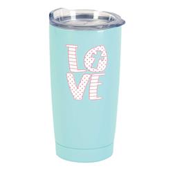 Picture of Dicksons SSTUMT-89 Tumbler Love Cross Teal 20oz