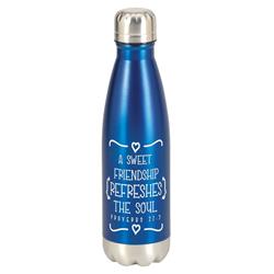 Picture of Dicksons SSWBBL-9 Water Bottle A Sweet Friend Blue 17oz