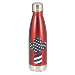 Picture of Dicksons SSWBR-10 Water Bottle Patriotic Cross Red 17 oz