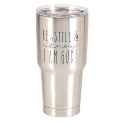 Picture of Dicksons SSTUM-118 Tumbler Be Still And Know I Am God 30oz