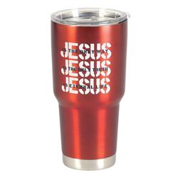 Picture of Dicksons SSTUM30R-7 Tumbler Jesus Way Truth Life Red 30 oz