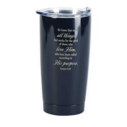 Picture of Dicksons SSTUMB-112 Tumbler All Things God Works Black 20oz