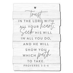 45041 Wall Plaque Hold Hope Stacked Trust Med