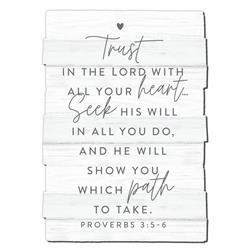 45042 Wall Plaque Hold Hope Stacked Trust Lrg