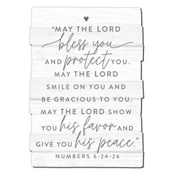 45045 Wall Plaque Hold Hope Stacked Bless Lrg