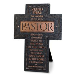 Tabletop Cross Stand Firm Pastor