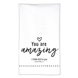 Picture of Dicksons 51572 Tea Towel Artisan Doodles Amazing White
