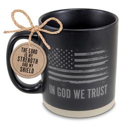 Picture of Dicksons 18638 Mug In God We Trust Black 16 oz