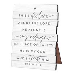 45046 Plaque Hold Hope Refuge Stacked Desk