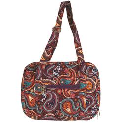 BCC-7021 Bible Cover Paisley Quilted Large
