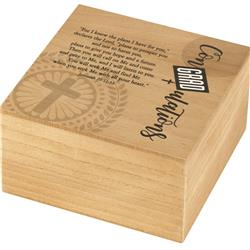 WOODBOX-136 Keepsake Box Graduation For I Know Plans