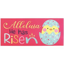 DMI-2114 Doormat Insert Alleluia He Has Risen