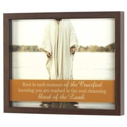 FRMWDWAL-1411-17 Framed Wall Art Rest In Each Moment