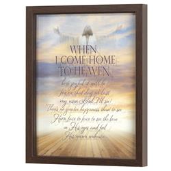 FRMWDWAL-1114-11 Framed Wall Art When I Come Home To