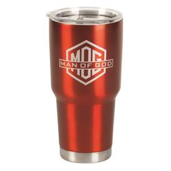 Picture of Dicksons SSTUM30R-13 Tumbler Man Of God Red 30 oz