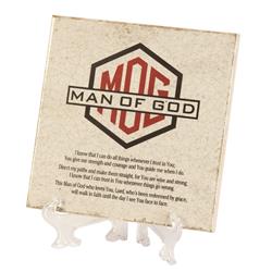 TILE-4QIV Tabletop Tile Man Of God Blessed Is He