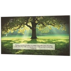 PLK2513-919 Wall Plaque Be Steadfast And Immovable