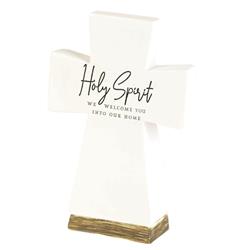TTCR-837 Tabletop Cross Holy Spirit We Welcome