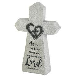 TTCR-348 Tabletop Cross As For Me Josh.24:15