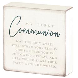 TPLK33-213 Tabletop Plaque My First Communion