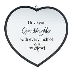 Picture of Dicksons HMW-08-07BK Heart Mirror Love You Granddaughter Sm