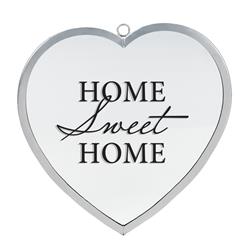 Picture of Dicksons HMW-08-14C Heart Mirror Home Sweet Home Sm Silver