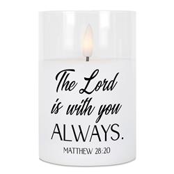 PGC-04-19SWH LED Candle Lord Is With-Matt 28:20 4in