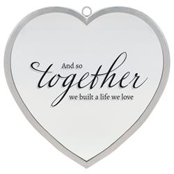 Picture of Dicksons HMW-12-02C Heart Mirror Together We Built Large