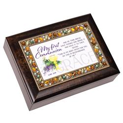JM536SA Music Box Jewel First Communion Lk 22:19