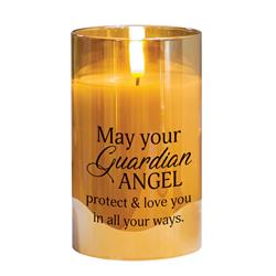 PGC-05-14SGD LED Candle May Your Guardian Angel 5in
