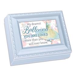 TS792BL Keepsake Box My Dearest Ballerina Blue
