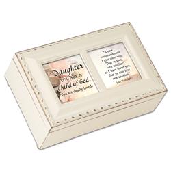 Picture of Dicksons PM6031SI Petite MusicBox Daughter John13:34 KJV