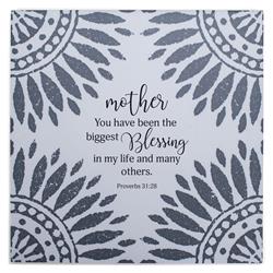 TLQ74SCP Unisex Mother Proverbs 31-28 Cream Tabletop Tile, Multi Color - One Size -  DICKSONS