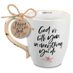 Picture of Dicksons 18467 19 oz Unisex Trusting God Is Coffee Mug, Multi Color - One Size
