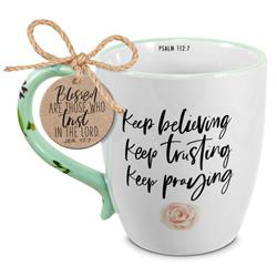 Picture of Dicksons 18469 19 oz Unisex Keep Believing Coffee Mug, Multi Color - One Size
