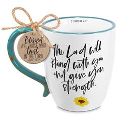 Picture of Dicksons 18470 19 oz Unisex The Lord Will Stand Coffee Mug, Multi Color - One Size