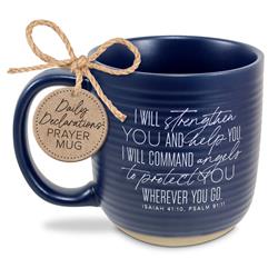 Picture of Dicksons 18480 20 oz Unisex Amen I Will Help Coffee Mug, Blue - One Size