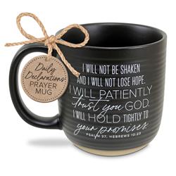 Picture of Dicksons 18482 20 oz Unisex Amen Not Shaken Coffee Mug, Black - One Size